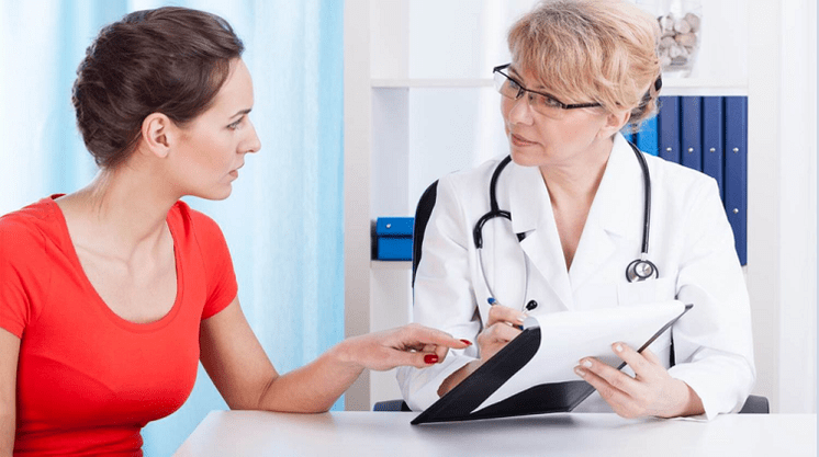 consultation with a specialist on the causes of human papillomavirus